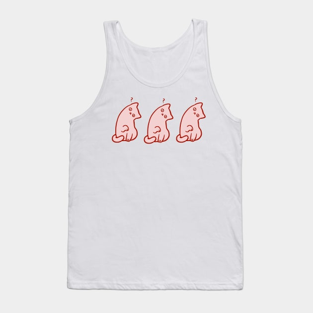 3 Curious Kitties by Sunnie Meowtlu Tank Top by SunnieDu